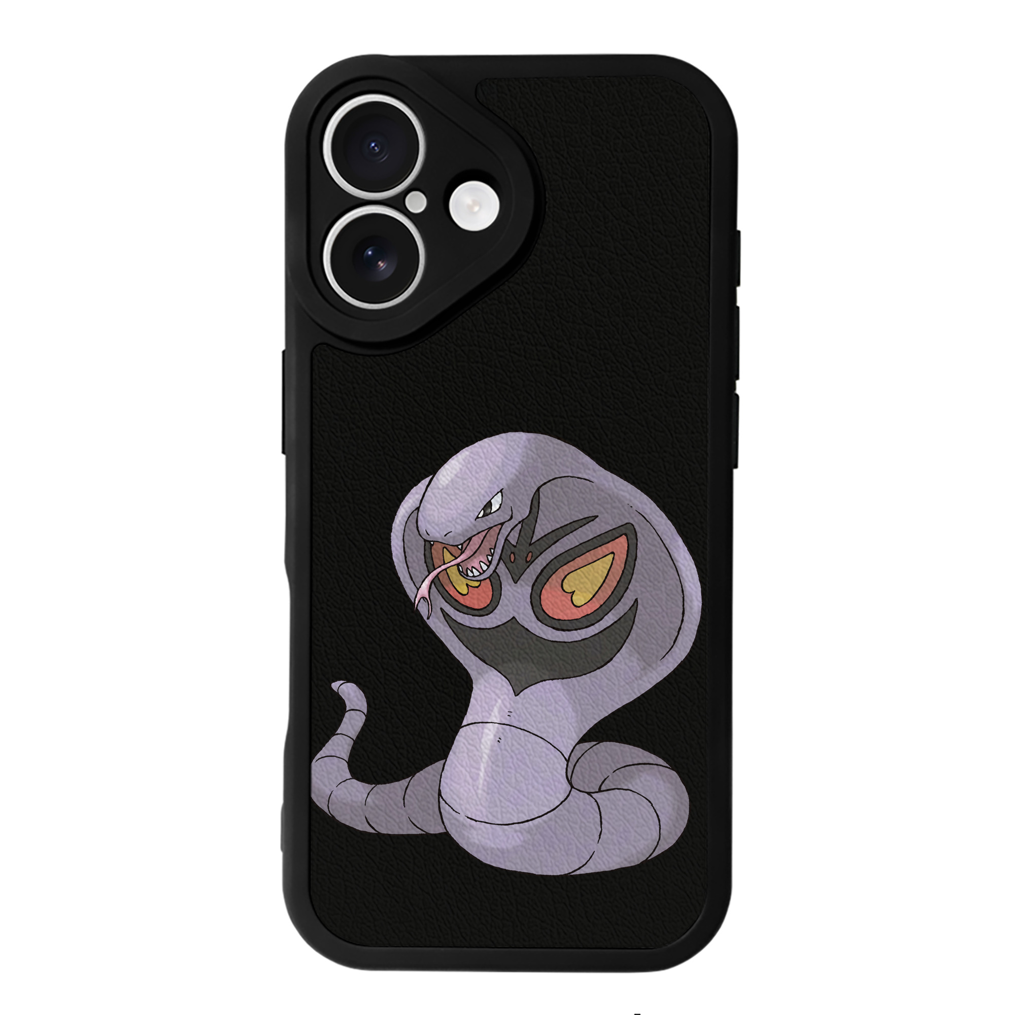 （画像用） ポケットモンスター Pokémon 【iPhone 16シリーズ対応】シリコンスマホケース（レザー調） 材質：シリコン